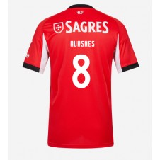 Benfica Fredrik Aursnes #8 Hjemmedrakt 2025-26 Kortermet